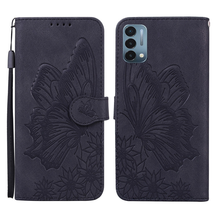 Retro Skin Feel Butterflies Embossing Horizontal Flip Leather Case with Holder & Card Slots & Wallet, For Sony Xperia 10 III, For OnePlus Nord CE 5G, For OnePlus Nord N200