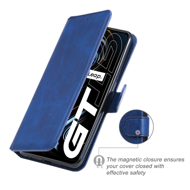 Classic Calf Texture PU + TPU Horizontal Flip Leather Case with Holder & Card Slots & Wallet, For OPPO Realme GT 5G