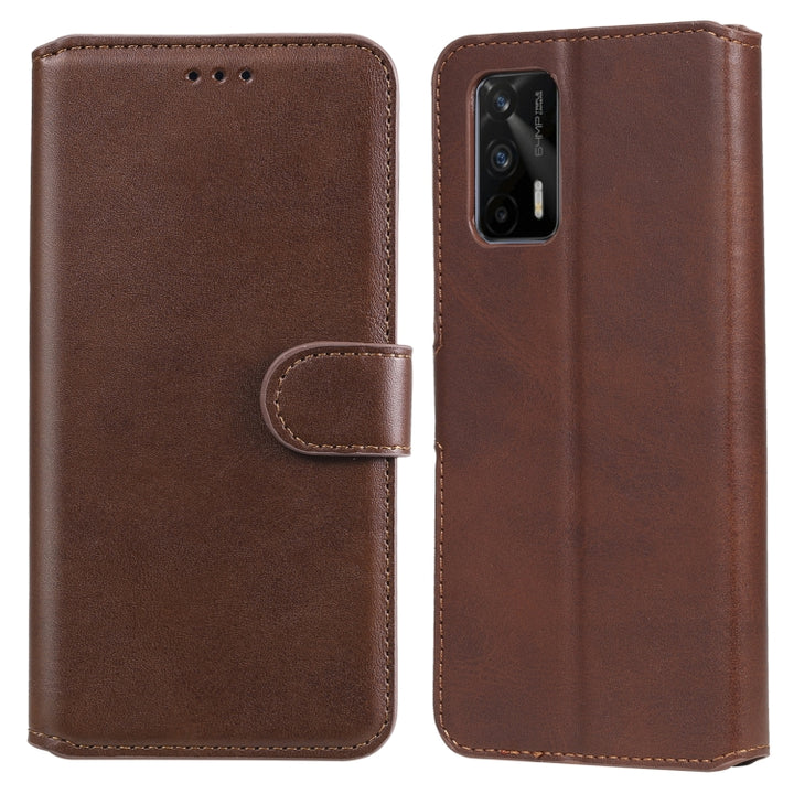 Classic Calf Texture PU + TPU Horizontal Flip Leather Case with Holder & Card Slots & Wallet, For OPPO Realme GT 5G