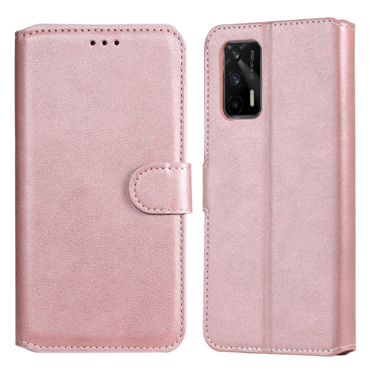 Classic Calf Texture PU + TPU Horizontal Flip Leather Case with Holder & Card Slots & Wallet, For OPPO Realme GT 5G