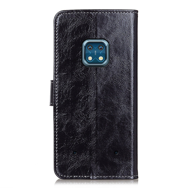 Retro Crazy Horse Texture Horizontal Flip Leather Case with Holder & Card Slots & Photo Frame & Wallet, For Nokia XR20 5G