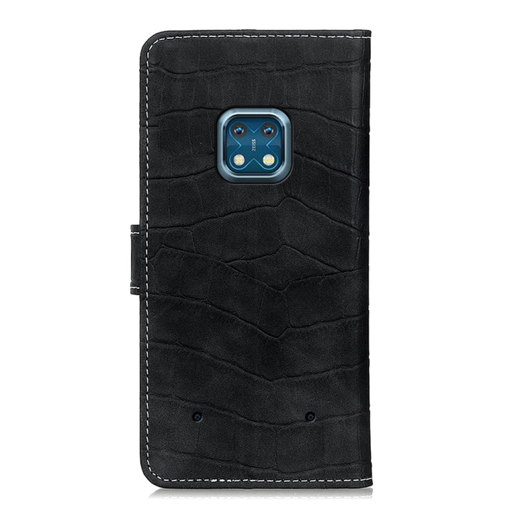 Magnetic Crocodile Texture Horizontal Flip Leather Case with Holder & Card Slots & Wallet, For Nokia XR20 5G