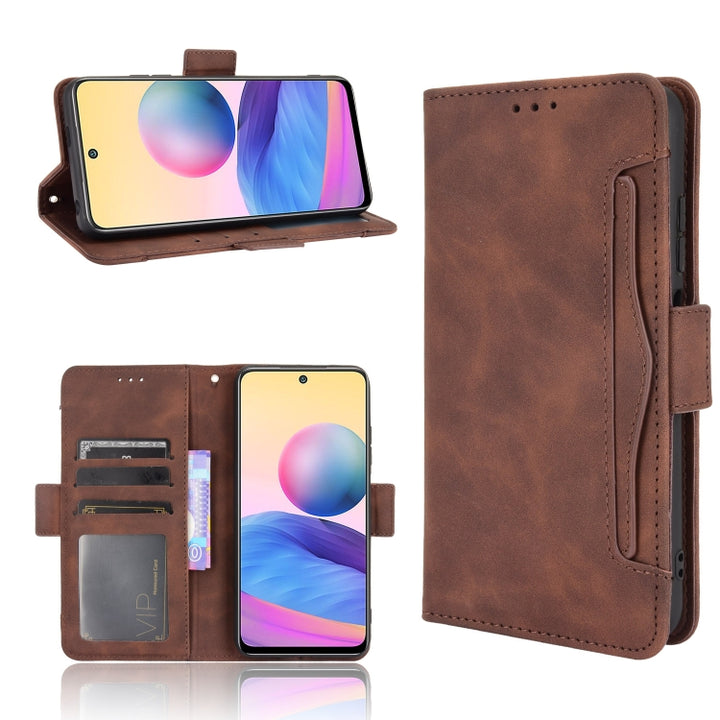 Skin Feel Calf Pattern Horizontal Flip Leather Case with Holder & Card Slots & Photo Frame, For Infinix Hot 10s/10s NFC/10T, For Infinix Note 10 Pro/Note 10 Pro NFC, For Infinix Note 10, For Xiaomi Redmi Note 10 5G, For Xiaomi Redmi Note 10 JP Version