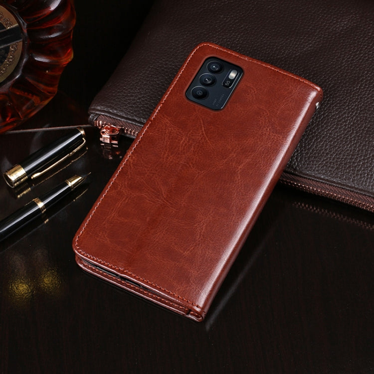 idewei Crazy Horse Texture Horizontal Flip Leather Case with Holder & Card Slots & Wallet, For OPPO Reno6 Z 5G, For Oukitel C21 Pro, For Xiaomi Mix 4, For Xiaomi Poco X3 GT