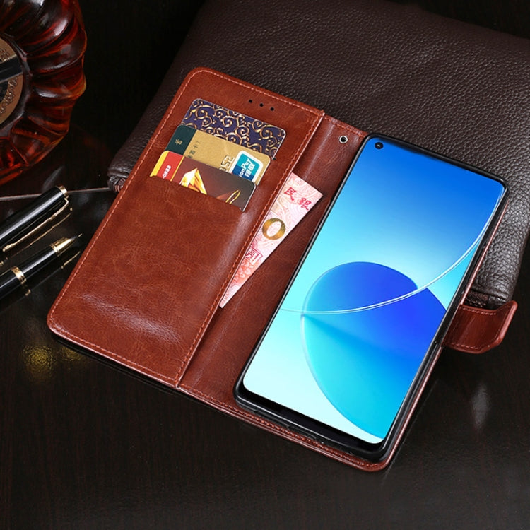 idewei Crazy Horse Texture Horizontal Flip Leather Case with Holder & Card Slots & Wallet, For OPPO Reno6 Z 5G, For Oukitel C21 Pro, For Xiaomi Mix 4, For Xiaomi Poco X3 GT