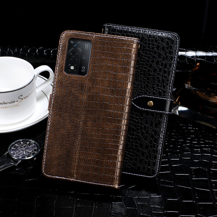 idewei Crocodile Texture Horizontal Flip Leather Case with Holder & Card Slots & Wallet, For OPPO A93s 5G, For vivo Y53s 5G, For Xiaomi Mix 4, For Xiaomi Poco X3 GT