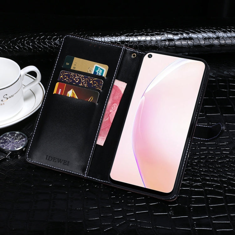 idewei Crocodile Texture Horizontal Flip Leather Case with Holder & Card Slots & Wallet, For OPPO A93s 5G, For vivo Y53s 5G, For Xiaomi Mix 4, For Xiaomi Poco X3 GT