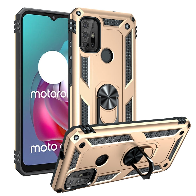 Shockproof TPU + PC Protective Case with 360 Degree Rotating Holder, For Motorola Moto G30 / G10, For Google Pixel 5A 5G