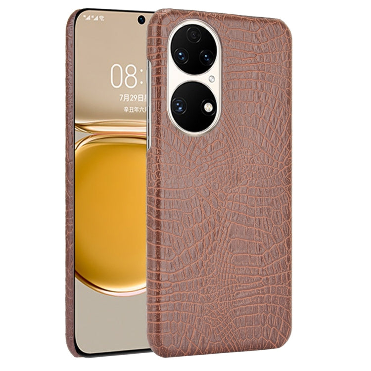 Shockproof Crocodile Texture PC + PU Case, For Google Pixel 5a 5G, For Samsung Galaxy Z Flip3 5G, For Samsung Galaxy Z Fold3 5G, For Huawei P50