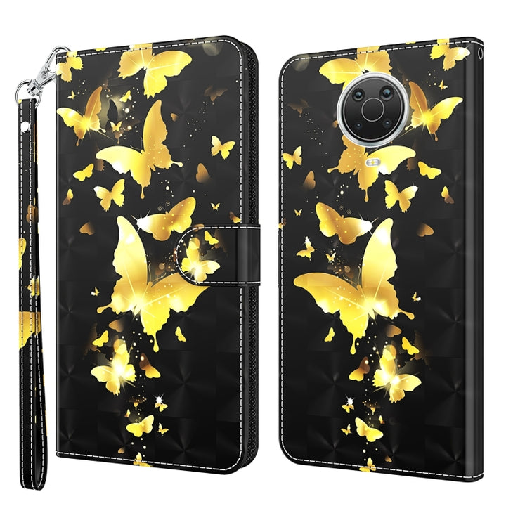 3D Painting Pattern Horizontal Flip TPU + PU Leather Case with Holder & Card Slots & Wallet, For Nokia G20 / G10 / 6.3