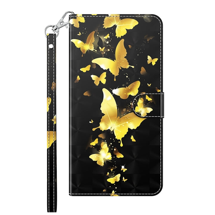 3D Painting Pattern Horizontal Flip TPU + PU Leather Case with Holder & Card Slots & Wallet, For Nokia G20 / G10 / 6.3