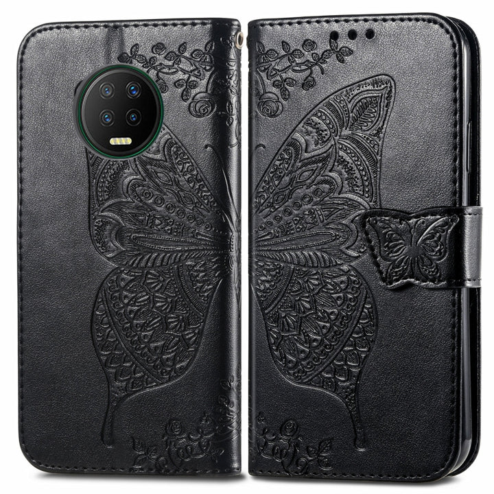 Butterfly Love Flowers Embossed Horizontal Flip Leather Case with Holder & Card Slots & Wallet & Lanyard, For Infinix Note 7, For Google Pixel 5A 5G, For Infinix Note 8, For Infinix Note 10