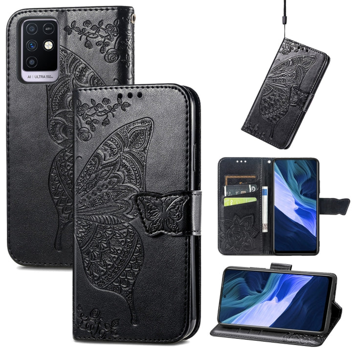 Butterfly Love Flowers Embossed Horizontal Flip Leather Case with Holder & Card Slots & Wallet & Lanyard, For Infinix Note 7, For Google Pixel 5A 5G, For Infinix Note 8, For Infinix Note 10