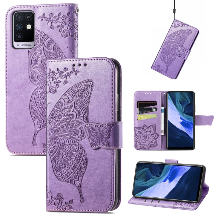 Butterfly Love Flowers Embossed Horizontal Flip Leather Case with Holder & Card Slots & Wallet & Lanyard, For Infinix Note 7, For Google Pixel 5A 5G, For Infinix Note 8, For Infinix Note 10