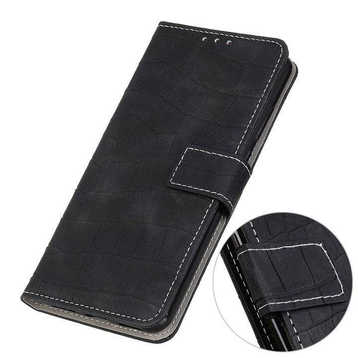 Crocodile Texture Horizontal Flip Leather Case with Holder & Card Slots & Wallet, For Huawei Y9s, For Samsung Galaxy A51