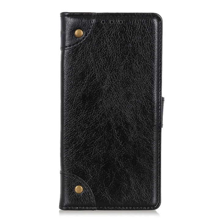 Copper Buckle Nappa Texture Horizontal Flip Leather Case with Holder & Card Slots & Wallet, For Huawei Y9s, For Galaxy A51