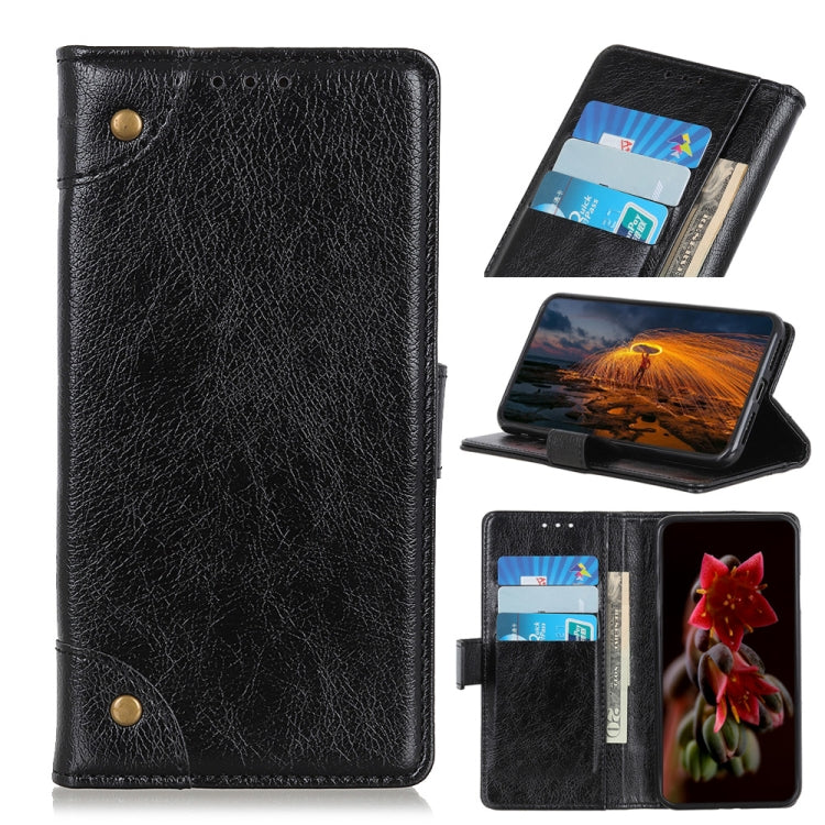 Copper Buckle Nappa Texture Horizontal Flip Leather Case with Holder & Card Slots & Wallet, For Huawei Y9s, For Galaxy A51