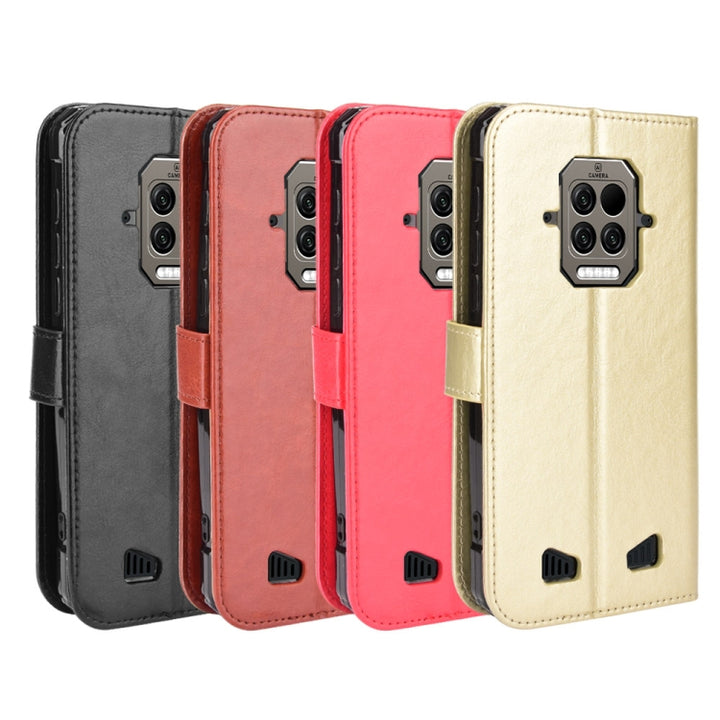 Crazy Horse Texture Horizontal Flip Leather Case with Holder & Card Slots & Lanyard, For Doogee S86 / S86 Pro, For UMIDIGI Bison Pro, For ZTE Axon 30 5G