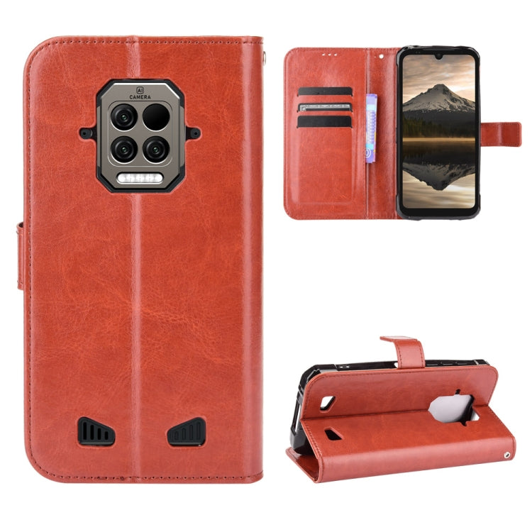 Crazy Horse Texture Horizontal Flip Leather Case with Holder & Card Slots & Lanyard, For Doogee S86 / S86 Pro, For UMIDIGI Bison Pro, For ZTE Axon 30 5G