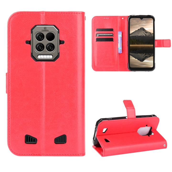 Crazy Horse Texture Horizontal Flip Leather Case with Holder & Card Slots & Lanyard, For Doogee S86 / S86 Pro, For UMIDIGI Bison Pro, For ZTE Axon 30 5G