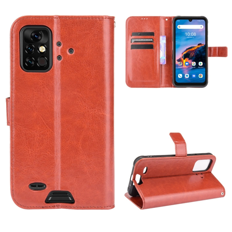 Crazy Horse Texture Horizontal Flip Leather Case with Holder & Card Slots & Lanyard, For Doogee S86 / S86 Pro, For UMIDIGI Bison Pro, For ZTE Axon 30 5G