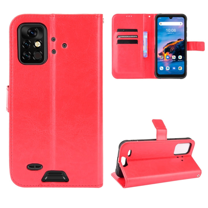 Crazy Horse Texture Horizontal Flip Leather Case with Holder & Card Slots & Lanyard, For Doogee S86 / S86 Pro, For UMIDIGI Bison Pro, For ZTE Axon 30 5G