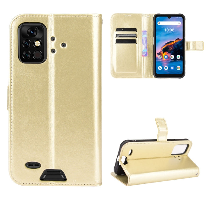 Crazy Horse Texture Horizontal Flip Leather Case with Holder & Card Slots & Lanyard, For Doogee S86 / S86 Pro, For UMIDIGI Bison Pro, For ZTE Axon 30 5G