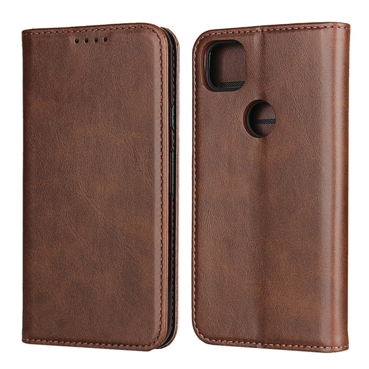 Calf Texture Magnetic Horizontal Flip Leather Case with Holder & Card Slots & Wallet, For Google Pixel 4 XL, For Google Pixel 4, For Google Pixel 4a 5G, For Google Pixel 4a 4G, For Google Pixel 5