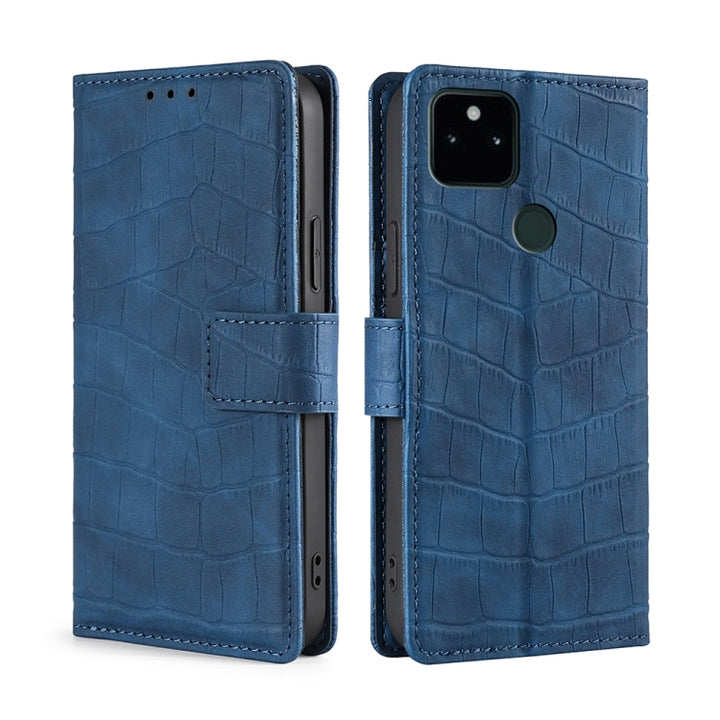 Skin Feel Crocodile Texture Magnetic Clasp Horizontal Flip PU Leather Case with Holder & Card Slots & Wallet, For Google Pixel 5A, For Google Pixel 6, For Google Pixel 6 Pro