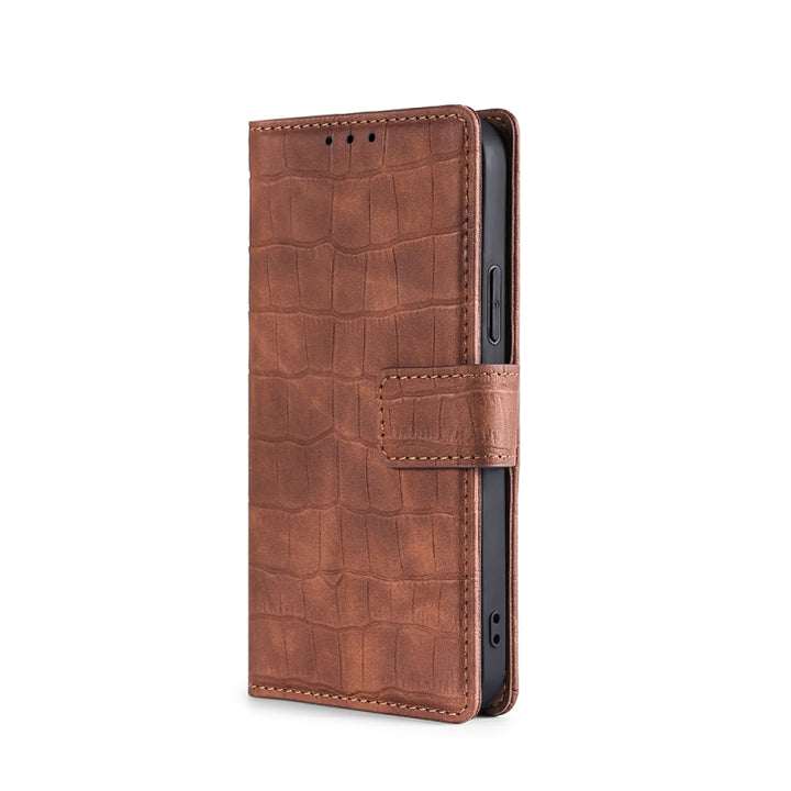 Skin Feel Crocodile Texture Magnetic Clasp Horizontal Flip PU Leather Case with Holder & Card Slots & Wallet, For Sony Xperia 5 III, For Xiaomi Redmi 10, For Xiaomi Redmi Note 10 5G, For Xiaomi Poco M3 Pro 5G, For Xiaomi Redmi Note 10 Pro 5G