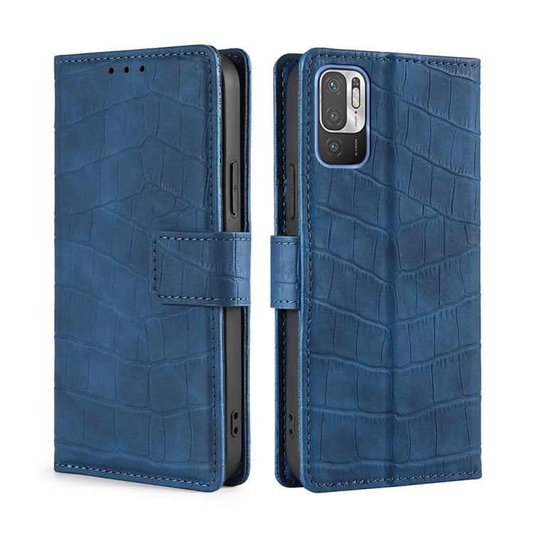 Skin Feel Crocodile Texture Magnetic Clasp Horizontal Flip PU Leather Case with Holder & Card Slots & Wallet, For Sony Xperia 5 III, For Xiaomi Redmi 10, For Xiaomi Redmi Note 10 5G, For Xiaomi Poco M3 Pro 5G, For Xiaomi Redmi Note 10 Pro 5G