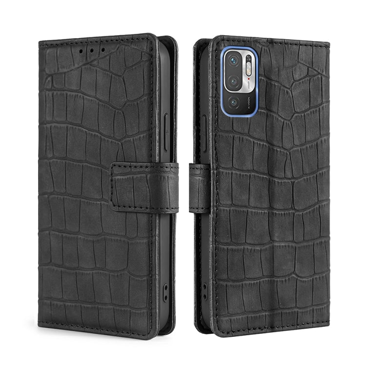 Skin Feel Crocodile Texture Magnetic Clasp Horizontal Flip PU Leather Case with Holder & Card Slots & Wallet, For Sony Xperia 5 III, For Xiaomi Redmi 10, For Xiaomi Redmi Note 10 5G, For Xiaomi Poco M3 Pro 5G, For Xiaomi Redmi Note 10 Pro 5G