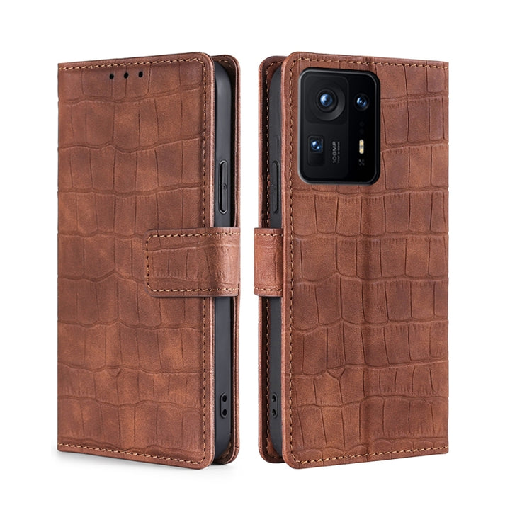 Skin Feel Crocodile Texture Magnetic Clasp Horizontal Flip PU Leather Case with Holder & Card Slots & Wallet, For Sony Xperia 5 III, For Xiaomi Redmi 10, For Xiaomi Redmi Note 10 5G, For Xiaomi Poco M3 Pro 5G, For Xiaomi Redmi Note 10 Pro 5G