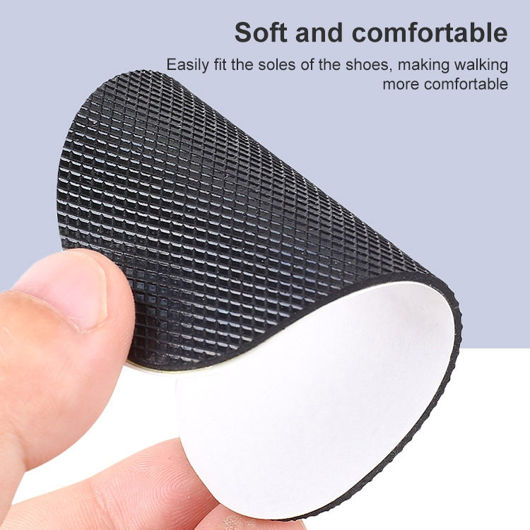 10 PCS 020 Wear-resistant Non-slip Rubber Shoe Bottom Sticker Pads High Heels Forefoot Anti-skid Pad