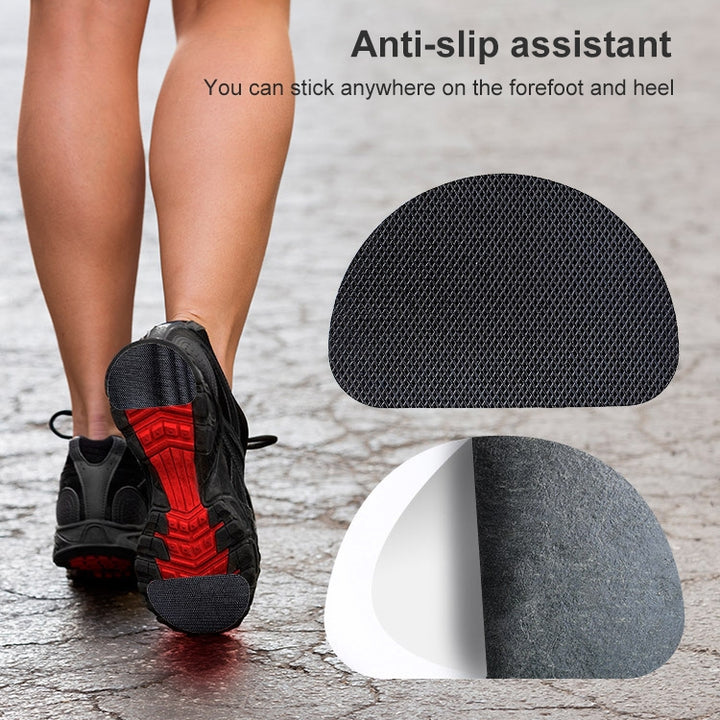 10 PCS 020 Wear-resistant Non-slip Rubber Shoe Bottom Sticker Pads High Heels Forefoot Anti-skid Pad