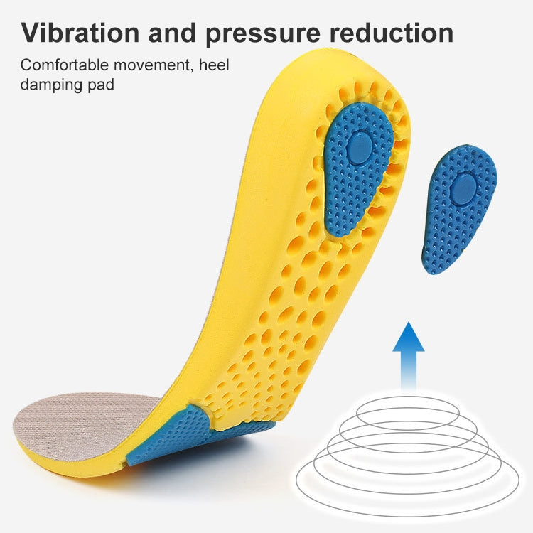 086 PU Silicone Sweat-absorbent Breathable Shock-absorbing Sports Full Shoe Pads Cuttable Increase Insole, 35-36, 37-38, 39-40, 41-42, 43-44, 45-46