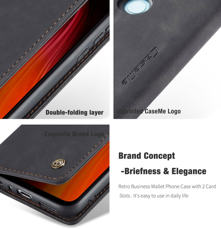 CaseMe-013 Multifunctional Horizontal Flip Leather Case with Card Slot & Holder & Wallet, For Xiaomi Redmi Note 8, For Xiaomi Redmi Note 8 Pro