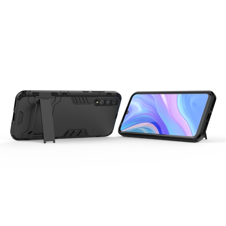 Shockproof PC + TPU Protective Case with Invisible Holder, For Huawei Enjoy 10S, For Huawei Honor 20 Lite