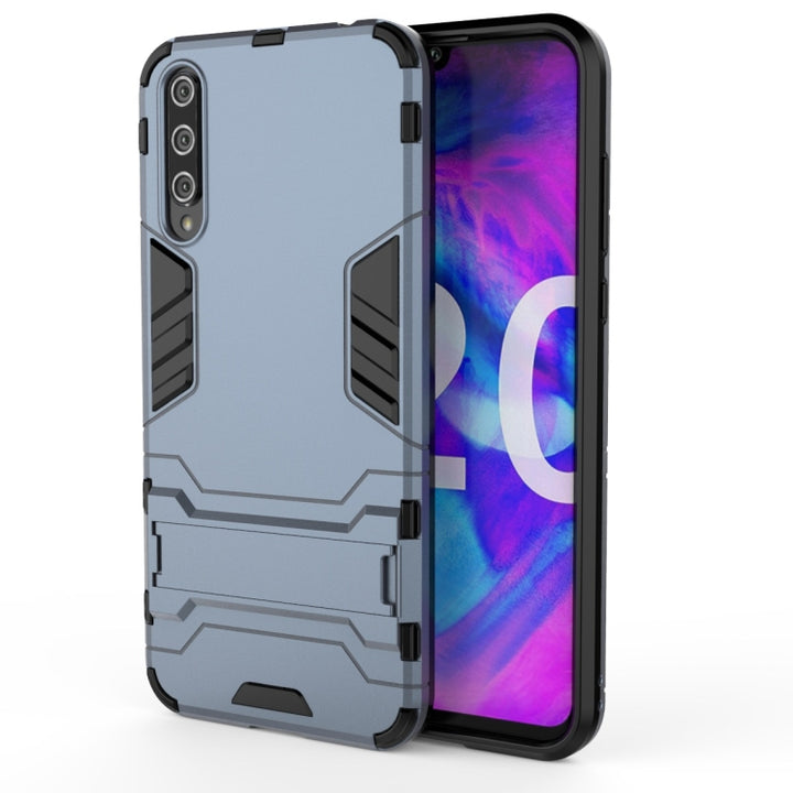 Shockproof PC + TPU Protective Case with Invisible Holder, For Huawei Enjoy 10S, For Huawei Honor 20 Lite