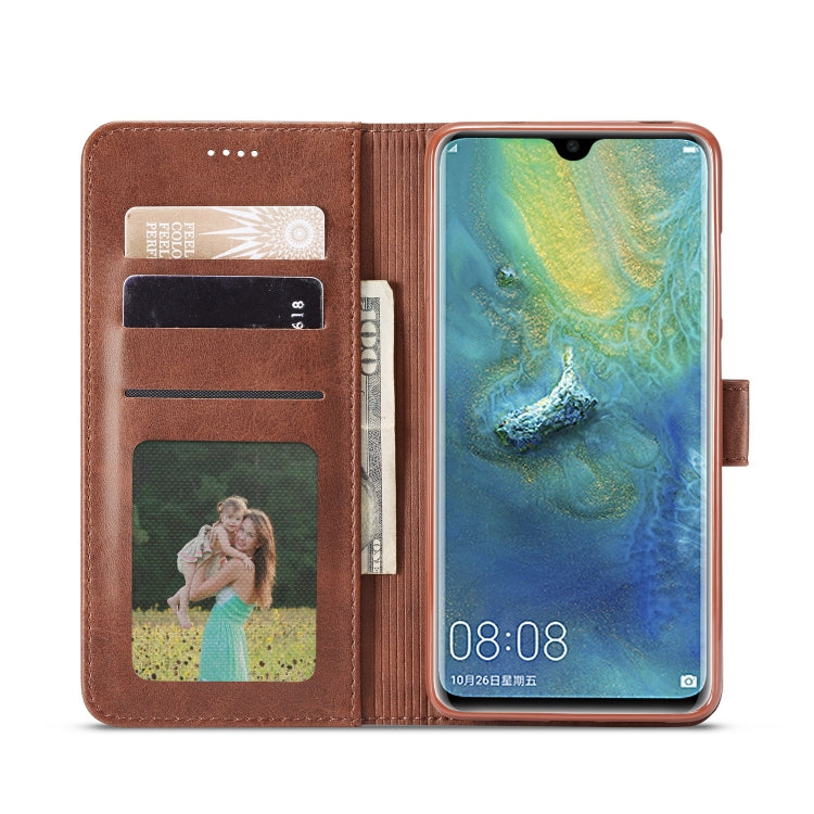 LC.IMEEKE Calf Texture Horizontal Flip Leather Case, with Holder & Card Slots & Wallet, For Huawei Mate 20, For Huawei Mate 20 Pro, For Huawei Mate 10 Lite / Maimang 6, For Huawei Mate 20 Lite / Maimang 7, For Huawei P10 Lite