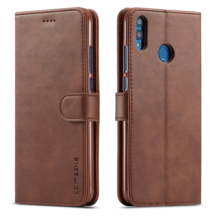 LC.IMEEKE Calf Texture Horizontal Flip Leather Case, with Holder & Card Slots & Wallet, For Huawei Y9 (2019)