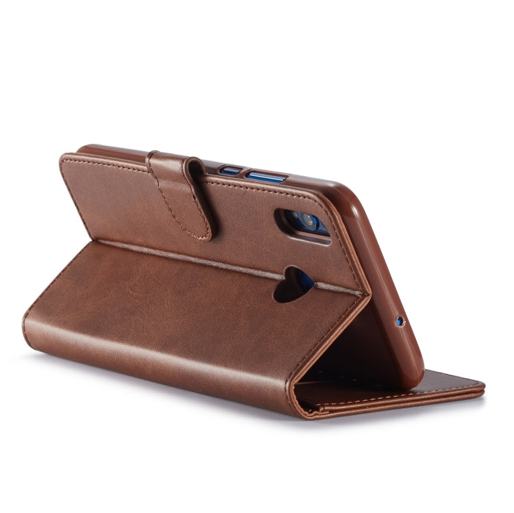 LC.IMEEKE Calf Texture Horizontal Flip Leather Case, with Holder & Card Slots & Wallet, For Huawei Y9 (2019)