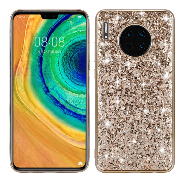 Glittery Powder Shockproof TPU Case, For Huawei Mate 30, For Huawei Mate 30 Pro, For Xiaomi Redmi Note 8, For Xiaomi Redmi Note 8 Pro, For Huawei Y6 Prime