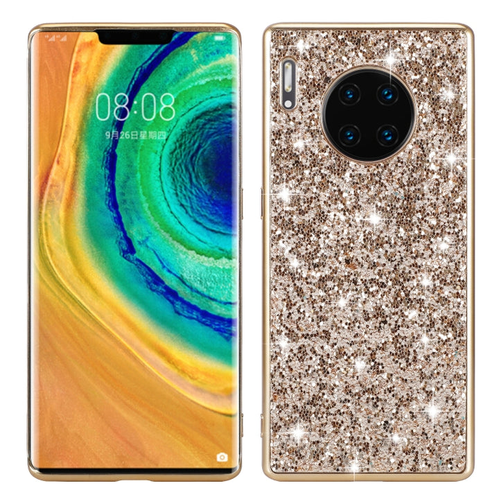 Glittery Powder Shockproof TPU Case, For Huawei Mate 30, For Huawei Mate 30 Pro, For Xiaomi Redmi Note 8, For Xiaomi Redmi Note 8 Pro, For Huawei Y6 Prime