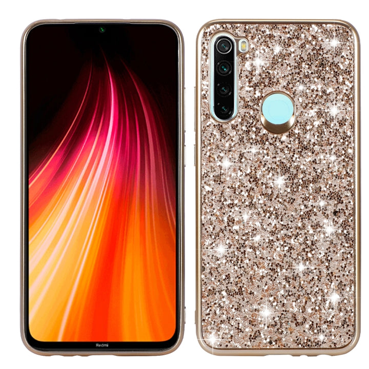 Glittery Powder Shockproof TPU Case, For Huawei Mate 30, For Huawei Mate 30 Pro, For Xiaomi Redmi Note 8, For Xiaomi Redmi Note 8 Pro, For Huawei Y6 Prime