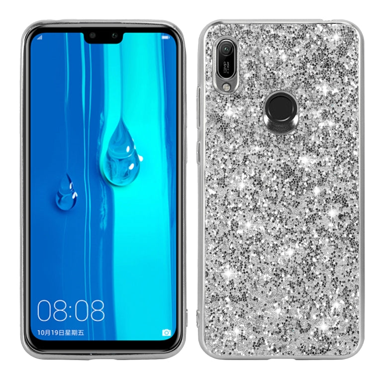 Glittery Powder Shockproof TPU Case, For Huawei Mate 30, For Huawei Mate 30 Pro, For Xiaomi Redmi Note 8, For Xiaomi Redmi Note 8 Pro, For Huawei Y6 Prime