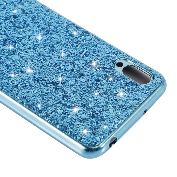 Glittery Powder Shockproof TPU Case, For Huawei Y6 Pro / Enjoy 9e, For Galaxy A10S, For Galaxy A20S