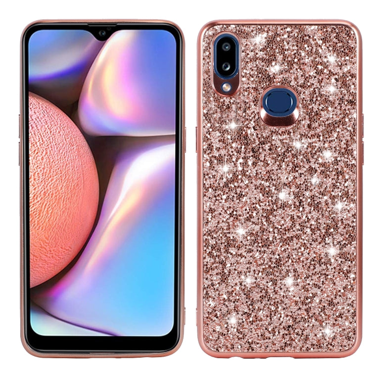 Glittery Powder Shockproof TPU Case, For Huawei Y6 Pro / Enjoy 9e, For Galaxy A10S, For Galaxy A20S