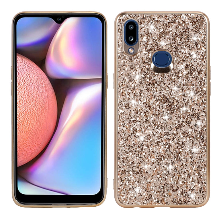 Glittery Powder Shockproof TPU Case, For Huawei Y6 Pro / Enjoy 9e, For Galaxy A10S, For Galaxy A20S