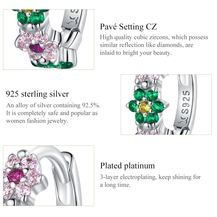 S925 Sterling Silver Delicate Flowers Women Earrings, Delicate Flowers